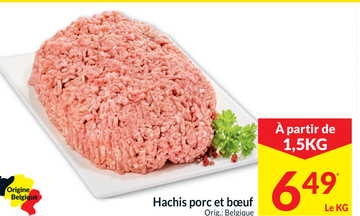 Offre: Hachis porc et bœuf