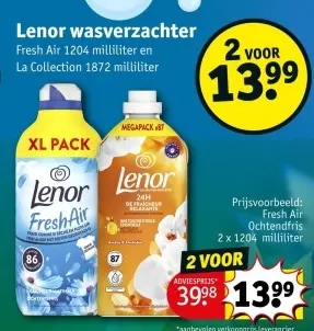 Aanbieding: Lenor wasverzachter