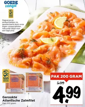 Aanbieding: Gerookte Atlantische Zalmfilet