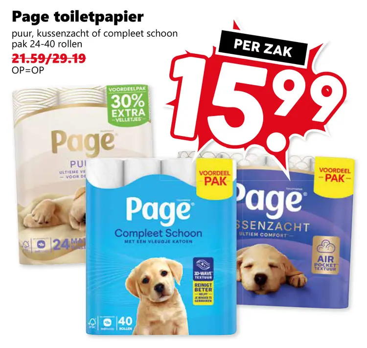 Aanbieding: Toiletpapier