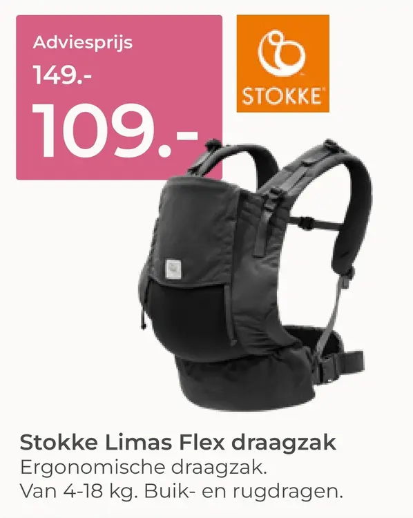 Aanbieding: Limas Flex draagzak