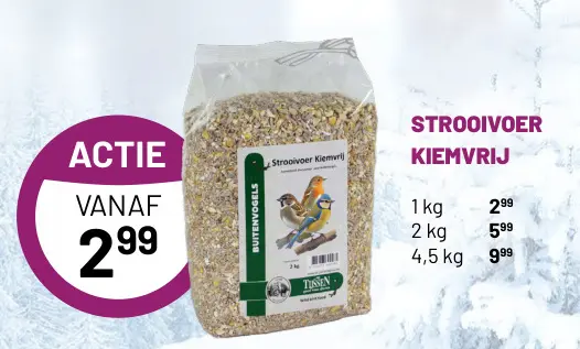 Aanbieding: Strooivoer Kiemvrij