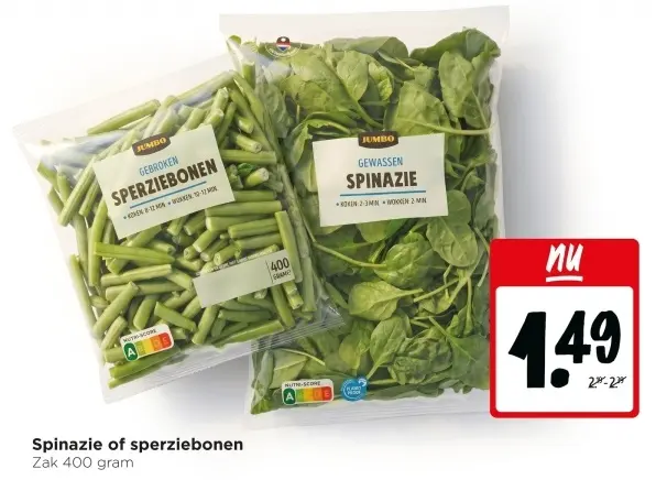 Aanbieding: Alle Jumbo's verse pasta of pastasaus