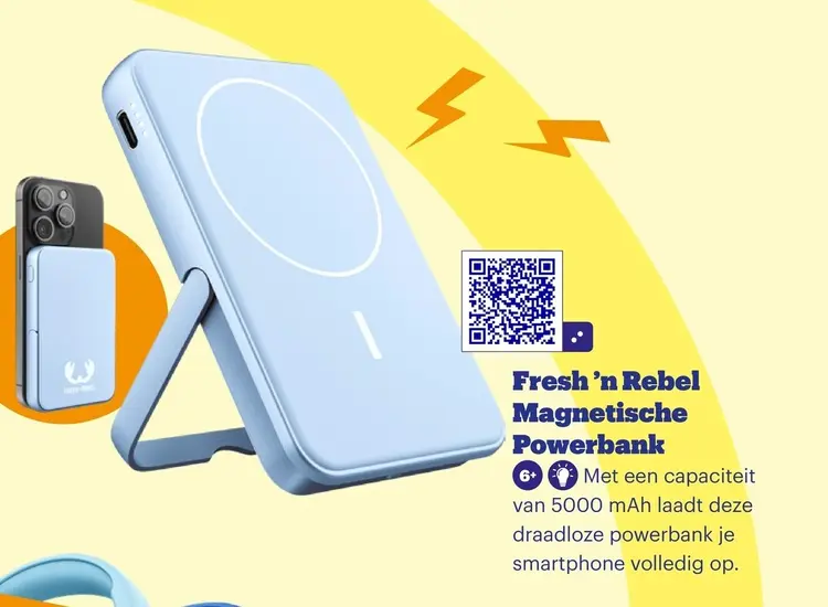Aanbieding: Fresh 'n Rebel Magnetische Powerbank