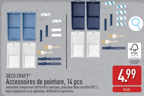 Offre: Accessoires de peinture