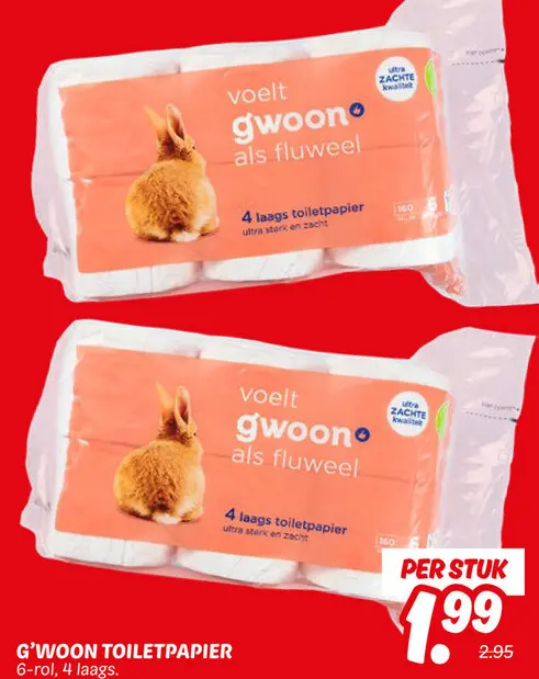 Aanbieding: Toiletpapier