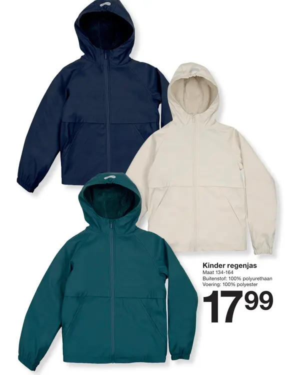 Aanbieding: Kinder regenjas