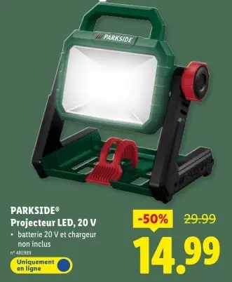 Offre: Projecteur LED, 20 V