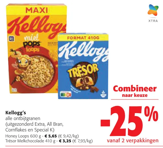 Promotie: Kellogg's alle ontbijtgranen