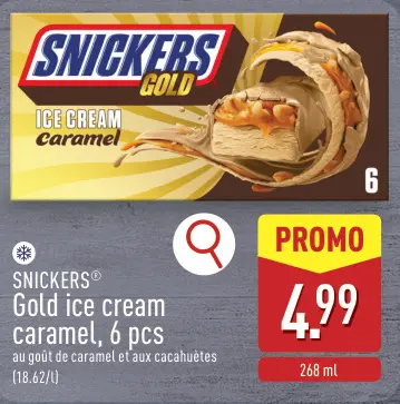 Offre: Gold ice cream caramel