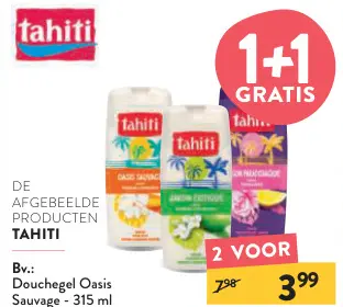 Promotie: Douchegel Tahiti