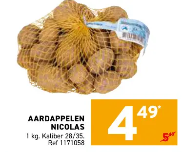 Promotie: Aardappelen nicolas