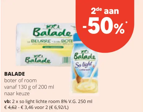 Promotie: Boter of room