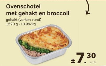 Aanbieding: Ovenschotel met gehakt en broccoli