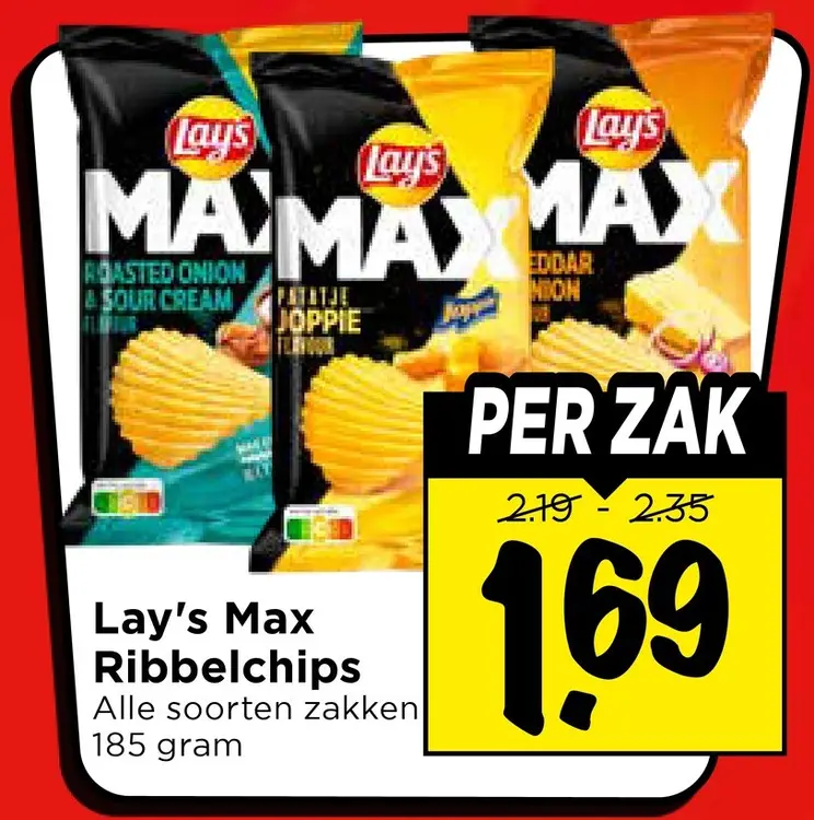 Aanbieding: Max Ribbelchips