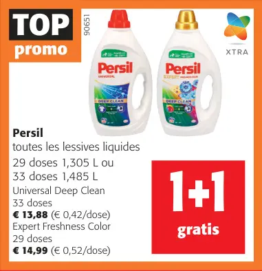 Offre: Persil toutes les lessives liquides