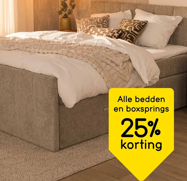 Aanbieding: Bedden en boxsprings
