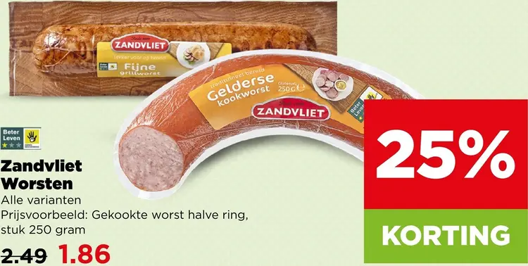 Aanbieding: Zandvliet Worsten