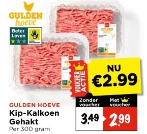 Kip-Kalkoen Gehakt