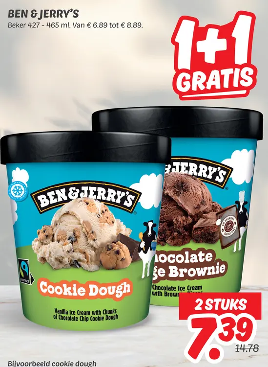 Aanbieding: Ben & Jerry's Ice Cream
