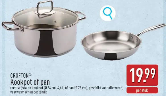 Promotie: Kookpot of pan