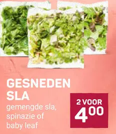Aanbieding: Gesneden sla