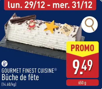 Offre: Bûche de fête