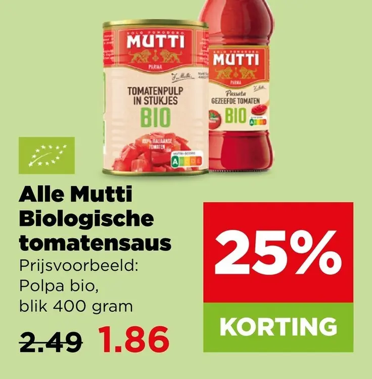 Aanbieding: Biologische tomatensaus