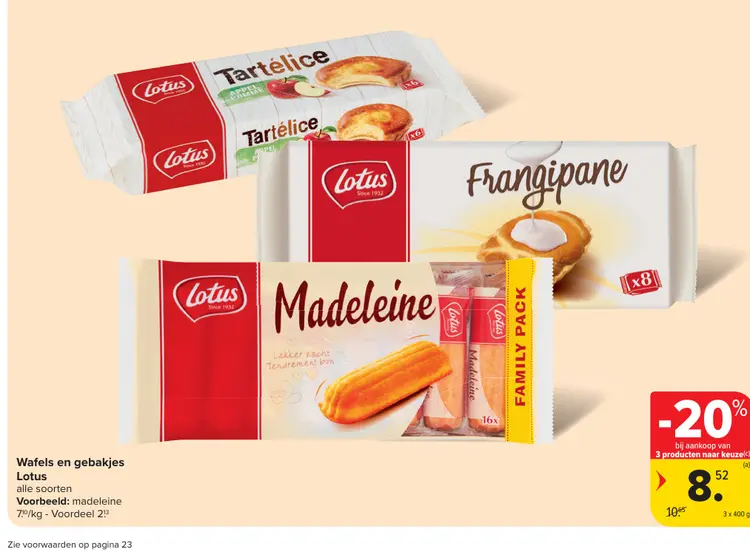 Aanbieding: Wafels en gebakjes