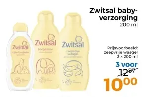 Aanbieding: Zwitsal baby-verzorging