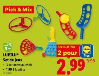 Offre: Set de jeux