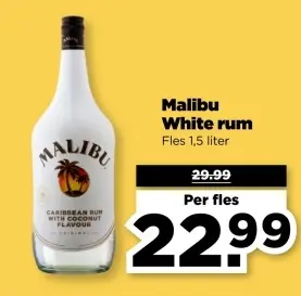 Aanbieding: Malibu White rum