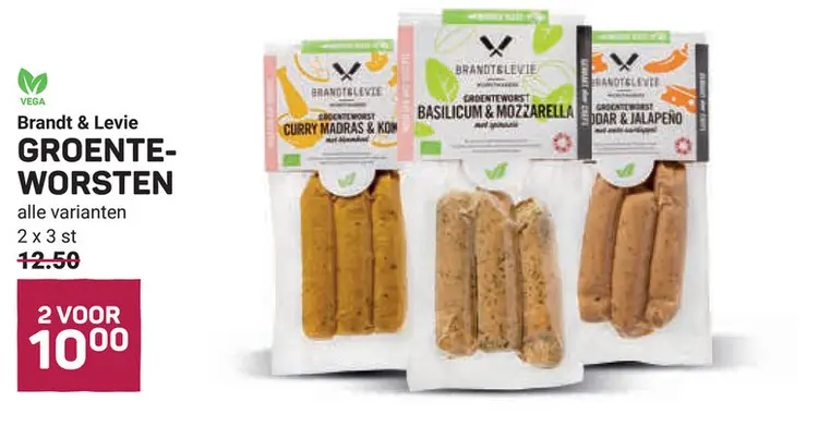 Aanbieding: Groenteworsten