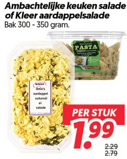 Ambachtelijke keuken salade of Kleer aardappelsalade