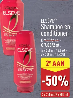 Promotie: Shampoo en conditioner