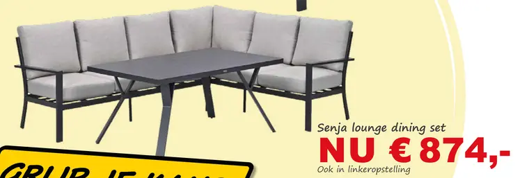 Aanbieding: Senja lounge dining set