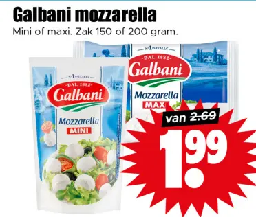 Aanbieding: mozzarella