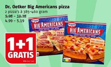 Aanbieding: Dr. Oetker Big Americans pizza