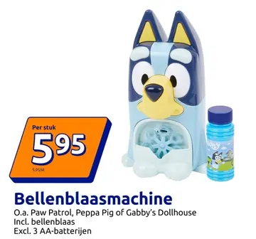 Aanbieding: Bellenblaasmachine