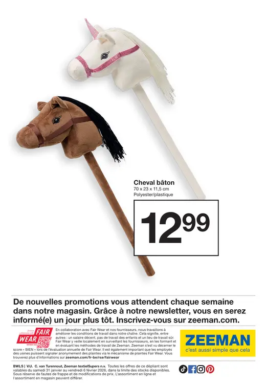 Offre: Cheval bâton