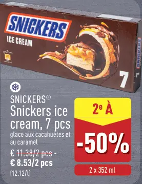 Offre: Snickers ice cream