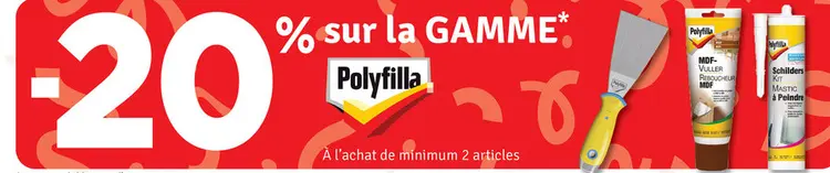 Offre: Polyfilla MDF-VULLER REBOUCHEUR MDF / Schilde