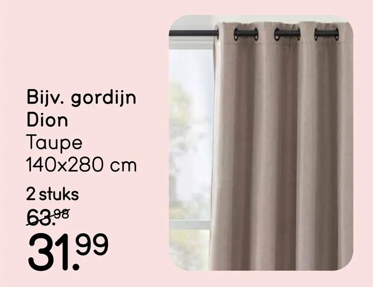 Aanbieding: gordijn Dion
