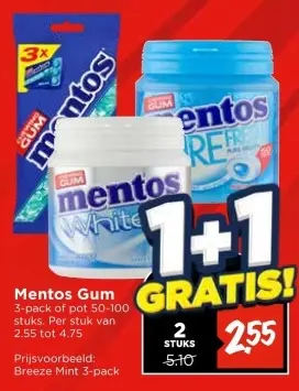 Aanbieding: Mentos Gum