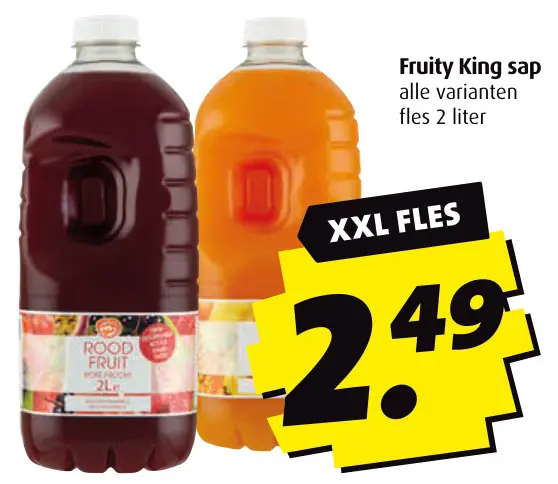 Aanbieding: Fruity King sap