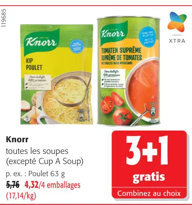 Offre: Toutes les soupes