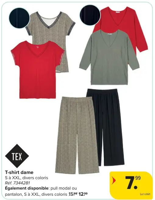 Offre: T-shirt dame