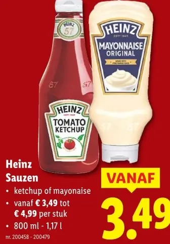 Aanbieding: Heinz Sauzen