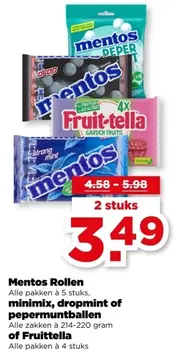Aanbieding: Mentos Rollen
