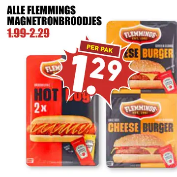 Aanbieding: Alle FLEMMINGS magnetronbroodjes